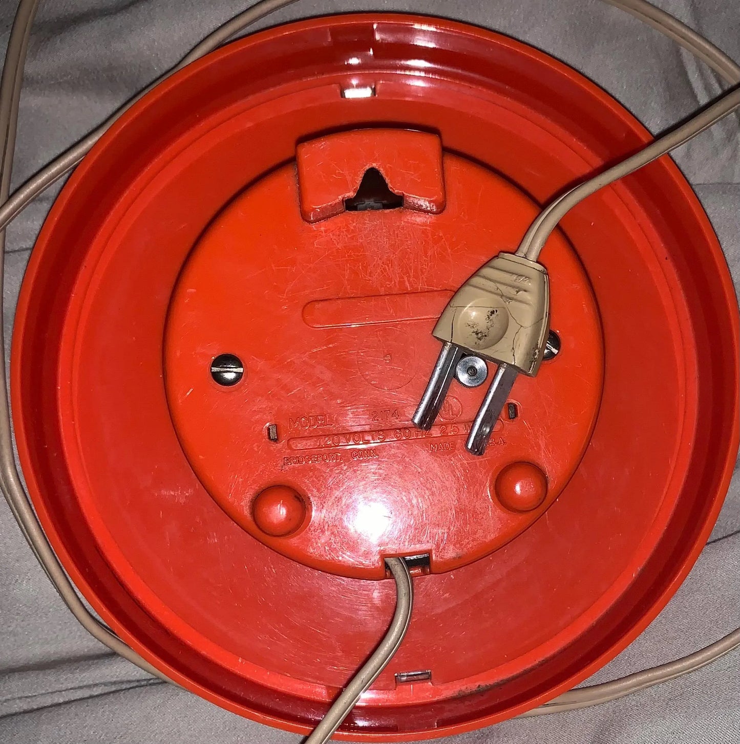 Vintage Orange Wall Clock - Shop Clock